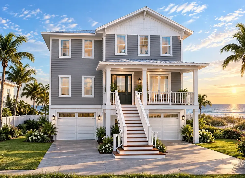 Main Images 2 – 3-Story House Plan 2669 ft², 4 Beds — 35755R