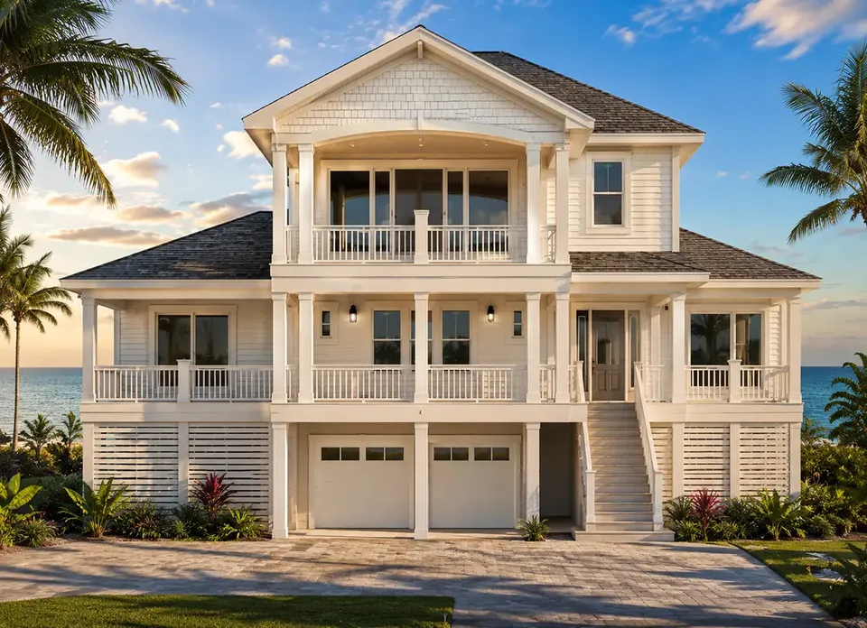 Main Images 2 – 3-Story House Plan 2943 ft², 5 Beds — 98339R