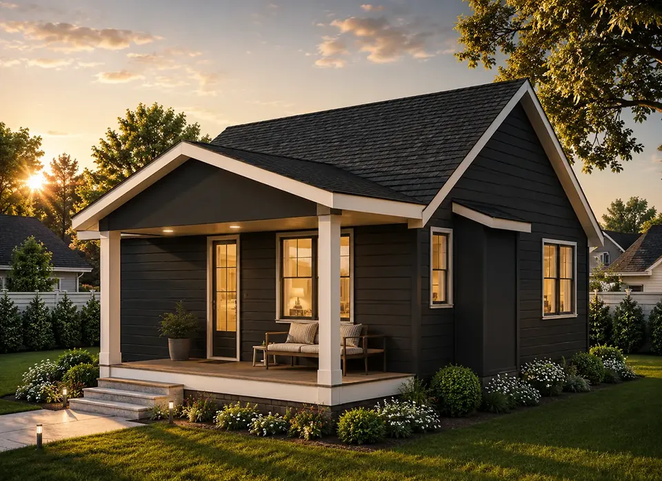 Main Images 2 – 1-Story House Plan 750 ft², 2 Beds — 10449R