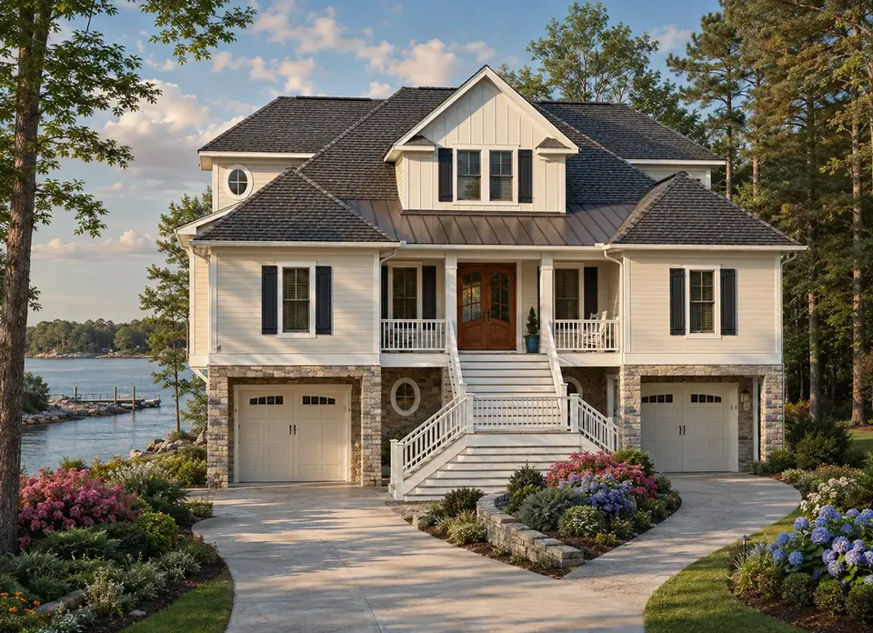Main Images 2 – 3-Story House Plan 4670 ft², 4 Beds — 92833R