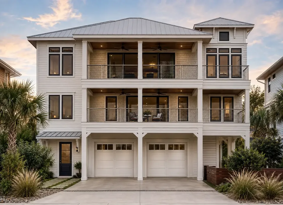 Main Images 2 – 3-Story House Plan 3315 ft², 4 Beds — 90946R