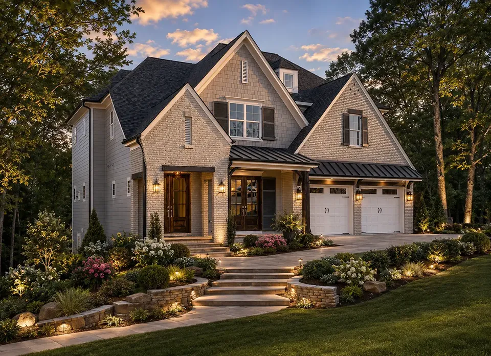 Main Images 2 – 2-Story House Plan 3223 ft², 4 Beds — 29805R