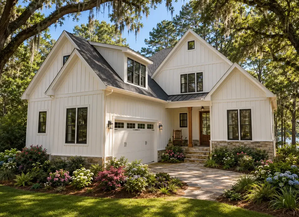 Main Images 2 – 2-Story House Plan 3143 ft², 4 Beds — 77487R