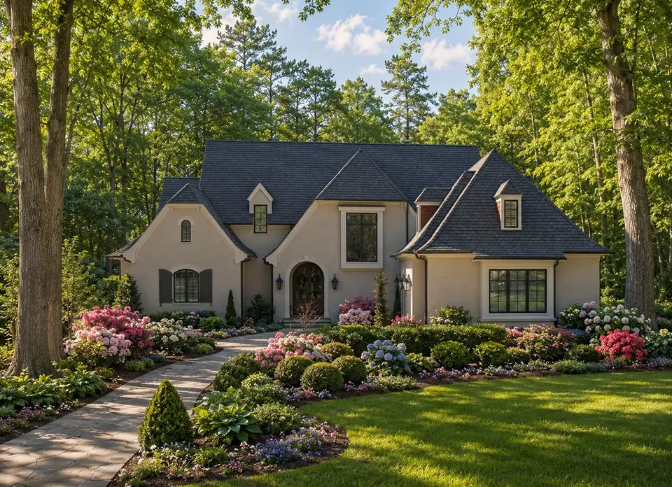 Main Images 2 – 1.5-Story House Plan 4547 ft², 3 Beds — 77707R