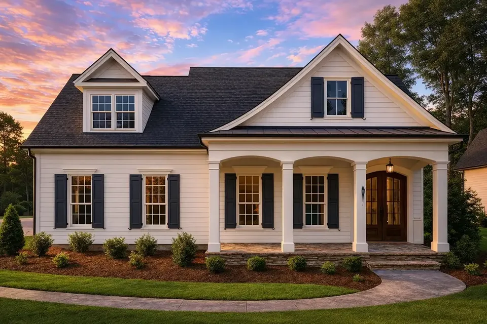 Main Images 2 – 1.5-Story House Plan 2879 ft², 4 Beds — 27410R