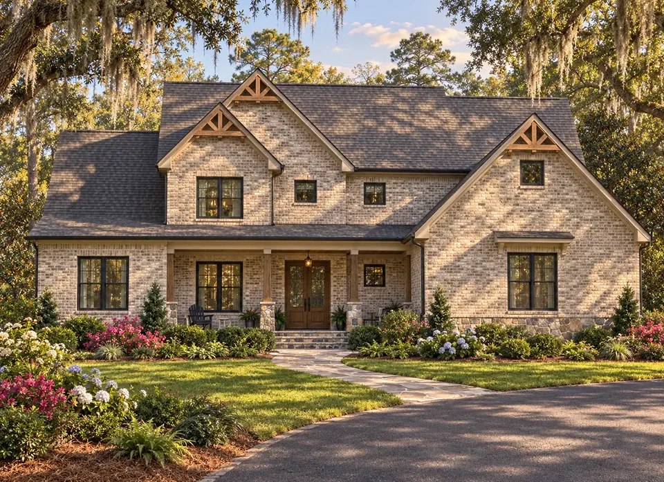 Main Images 2 – 2-Story House Plan 3744 ft², 4 Beds — 82521R