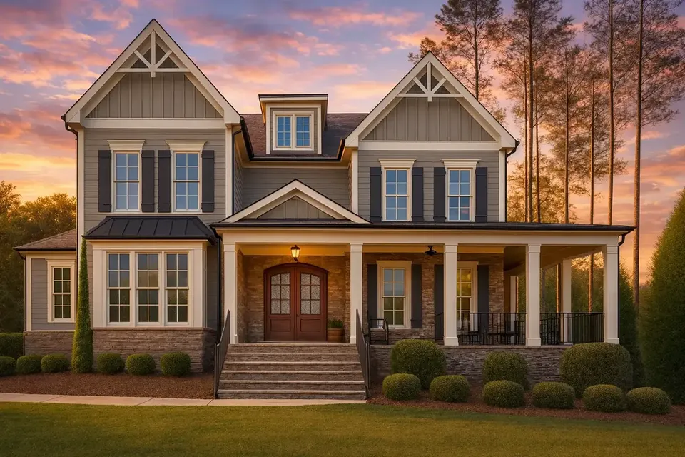 Main Images 2 – 2-Story House Plan 4886 ft², 5 Beds — 78053R
