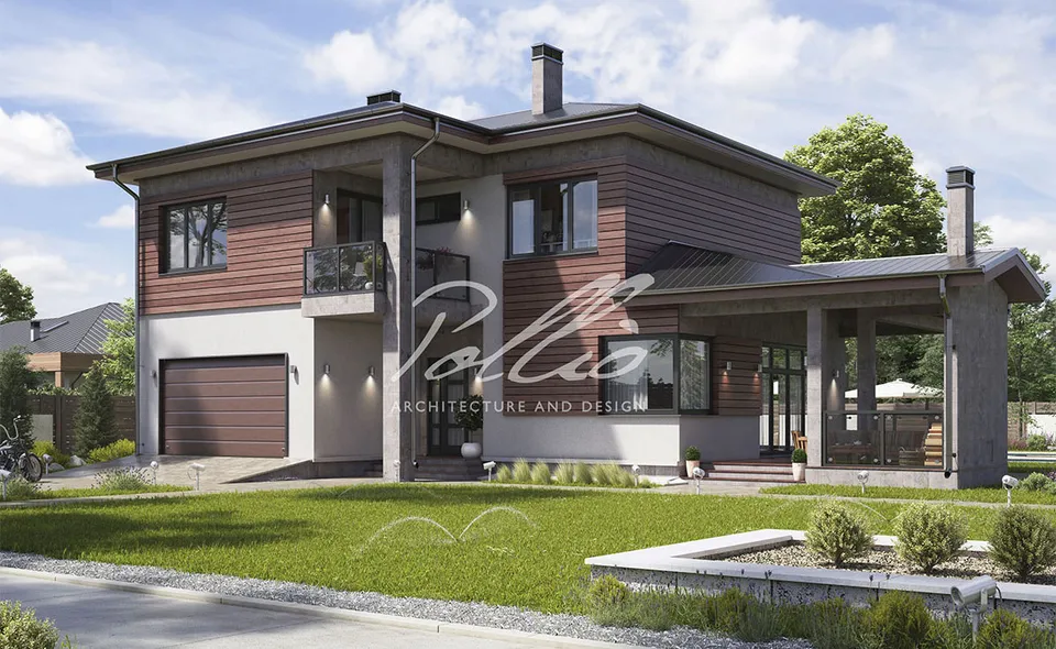 Main Images 1 – 2-Story House Plan 2179 ft², 4 Beds — 94225C