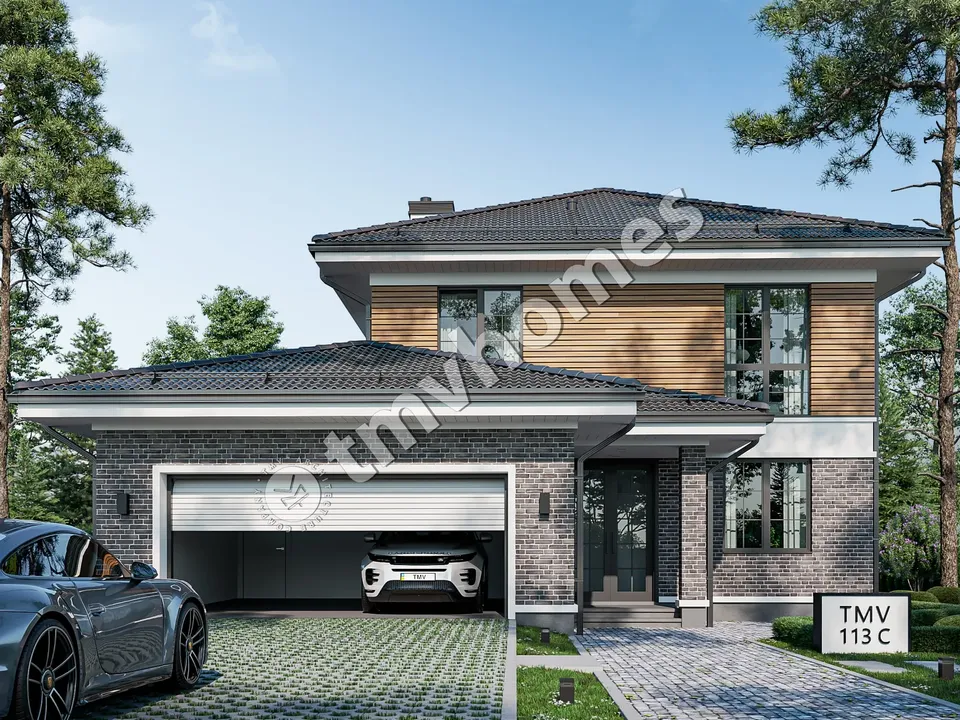 Main Images 2 – 2-Story House Plan 2017 ft², 4 Beds — 94373C