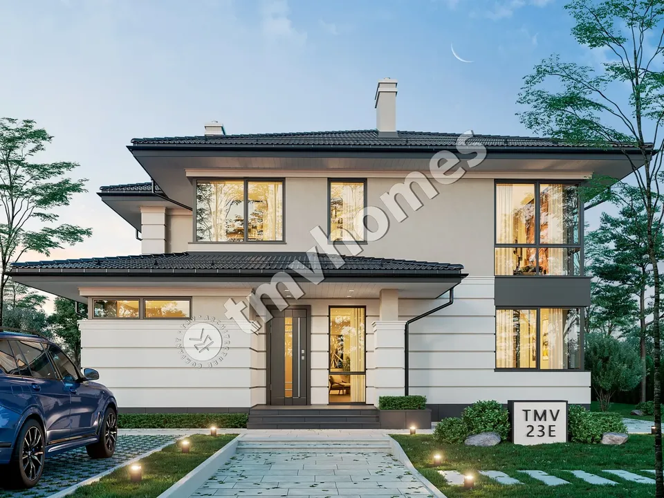Main Images 2 – 2-Story House Plan 3025 ft², 4 Beds — 92269C
