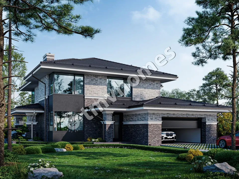 Main Images 2 – 2-Story House Plan 2916 ft², 4 Beds — 60565C