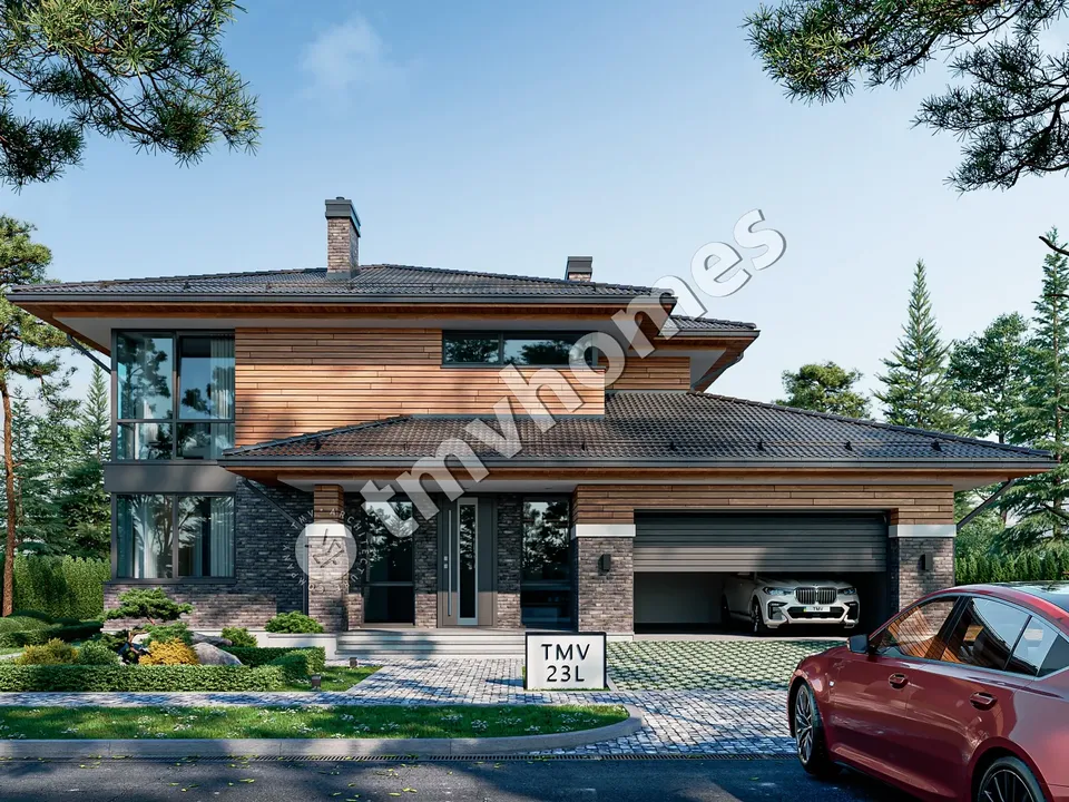 Main Images 2 – 2-Story House Plan 2823 ft², 4 Beds — 18457C