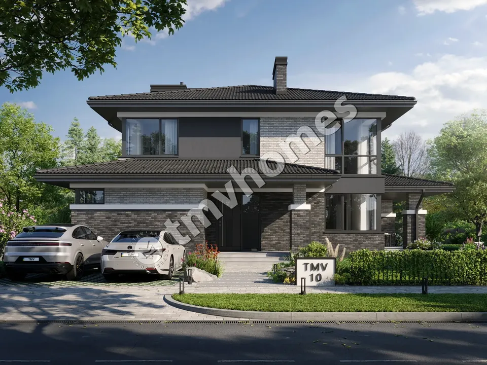 Main Images 2 – 2-Story House Plan 2698 ft², 4 Beds — 82053C