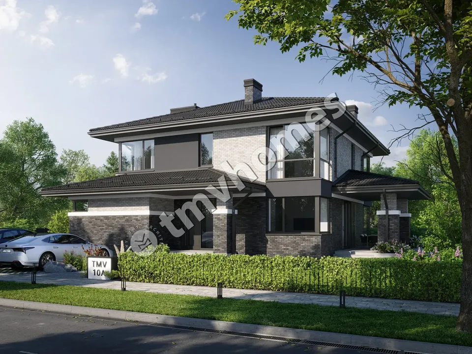 Main Images 2 – 2-Story House Plan 2698 ft², 4 Beds — 19745C