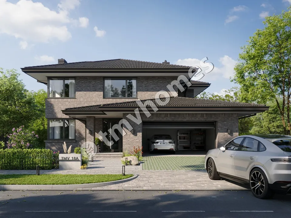 Main Images 2 – 2-Story House Plan 2884 ft², 5 Beds — 20434C