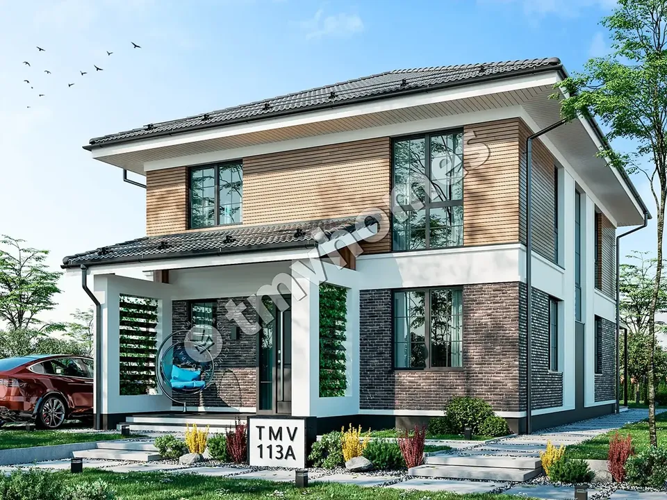 Main Images 2 – 2-Story House Plan 2002 ft², 5 Beds — 60636C