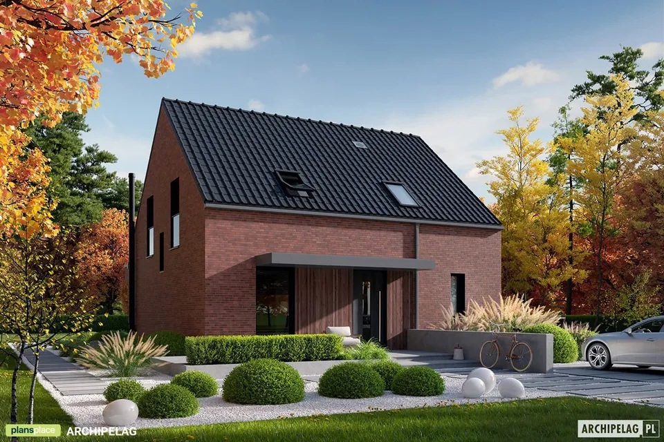 Main Images 1 – European Barn Style House Plan with 3 Beds