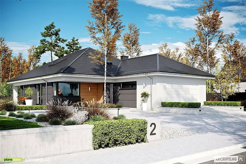 Main Images 1 – 1500 Sq Ft T-shaped Home with Open Floor Plan
