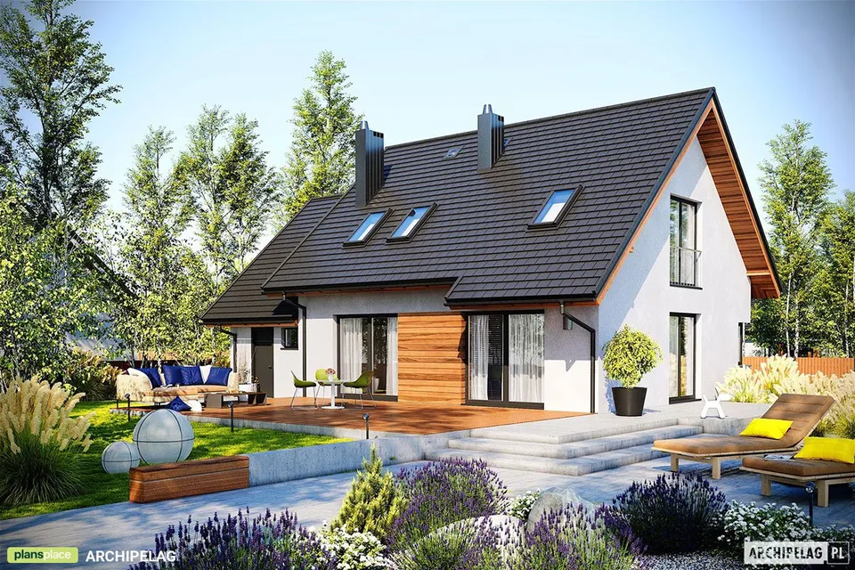 Main Images 1 – 1600 Sq Ft House Plan with Main Floor Home Office