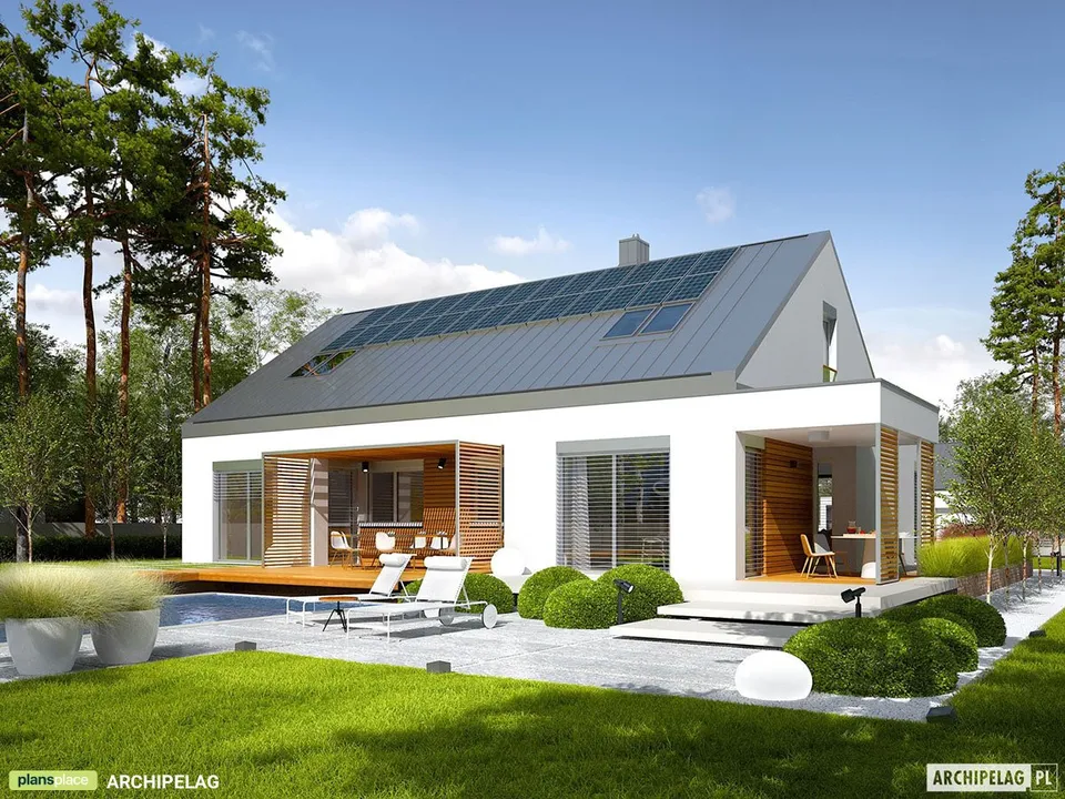 Main Images 1 – 2200 Sq Ft Large L-Shaped House Plan with Pool