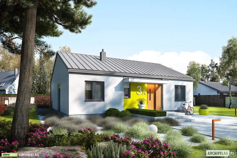 Main Images 1 – 3-Bed, 915 Sq Ft Modern Plan with Walk-in Pantry