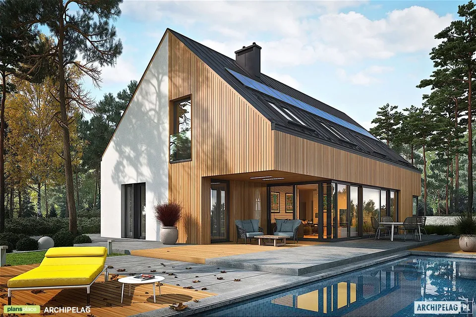 Main Images 1 – House Plan with Loft and Fireplace in Bedroom