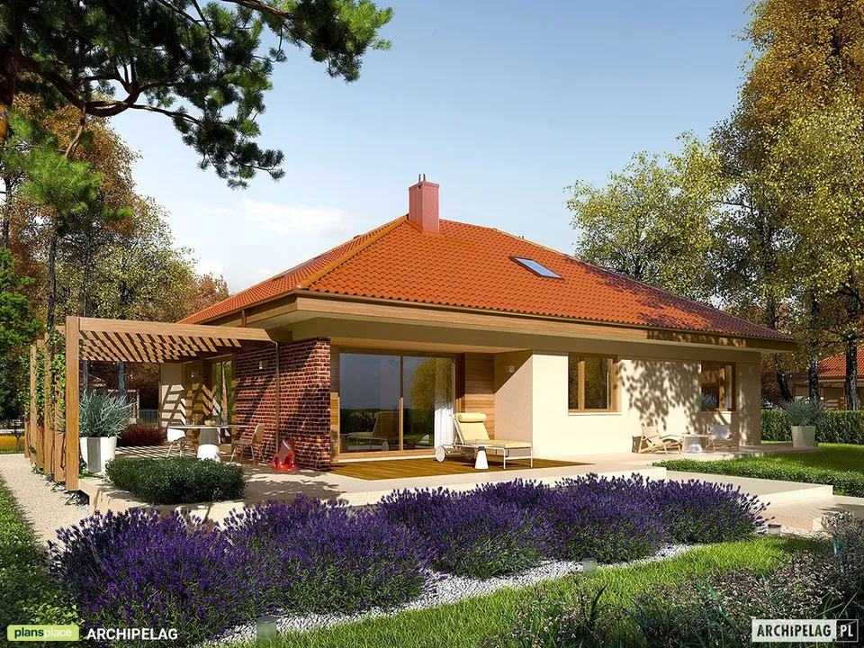 Main Images 1 – House Plan with 2 Bedrooms and 1-Car Garage