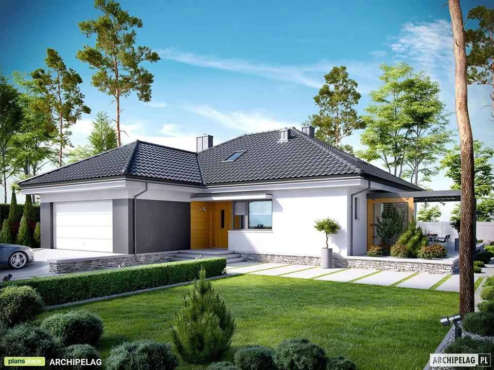 Main Images 1 – House Plan with 4 Bedrooms and 2-Car Garage