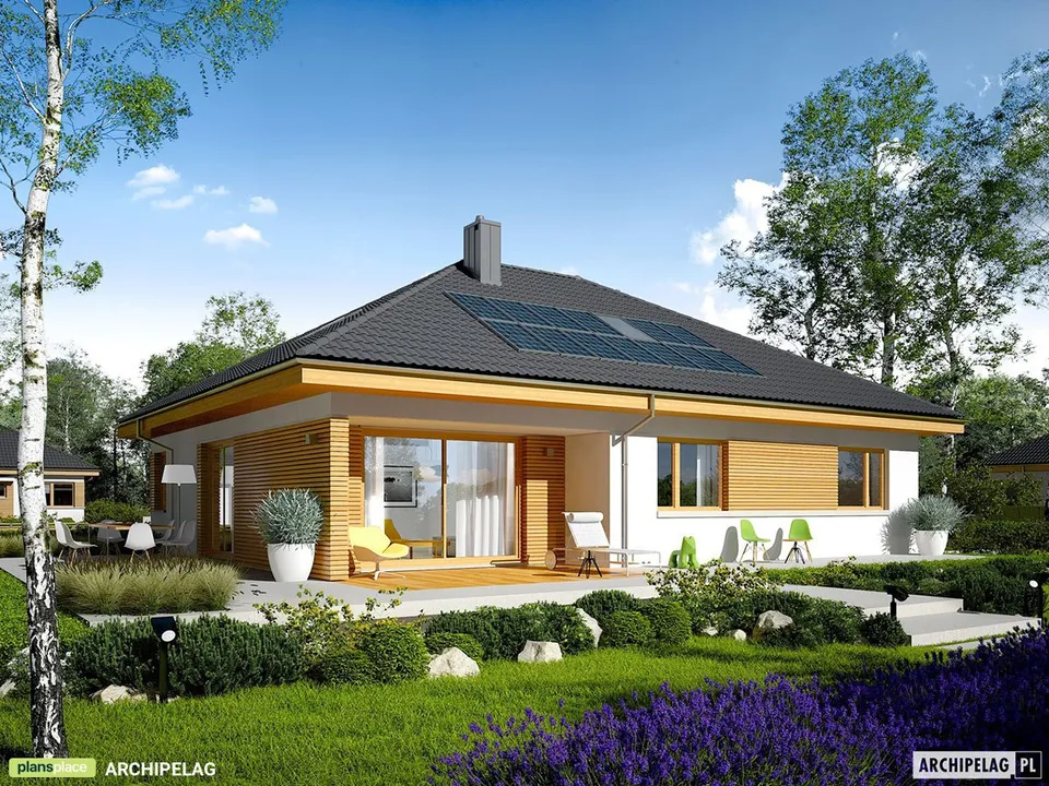 Main Images 1 – 1100 Sq Ft House Plan with 2 Beds and Bonus Room