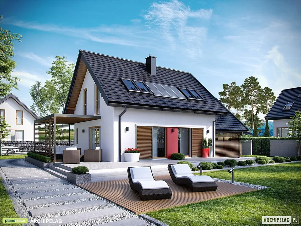Main Images 1 – European Home Plan with 1-Car Carport