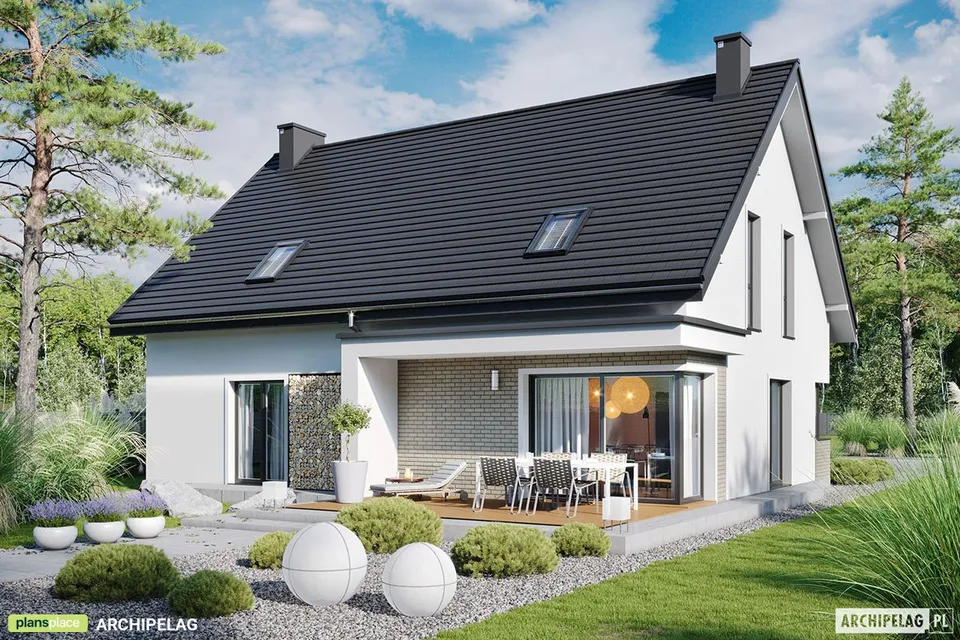 Main Images 1 – 1600 Sq Ft House Plan with 5 Beds and Pantry