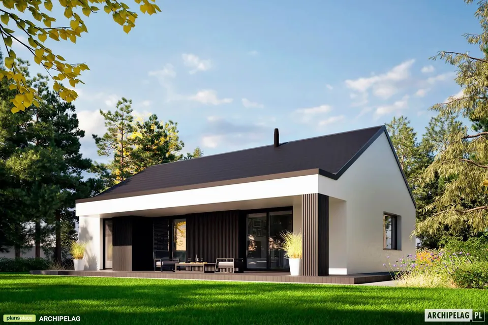 Main Images 1 – 1-Story House Plan 1014 ft², 3 Beds — 23247R